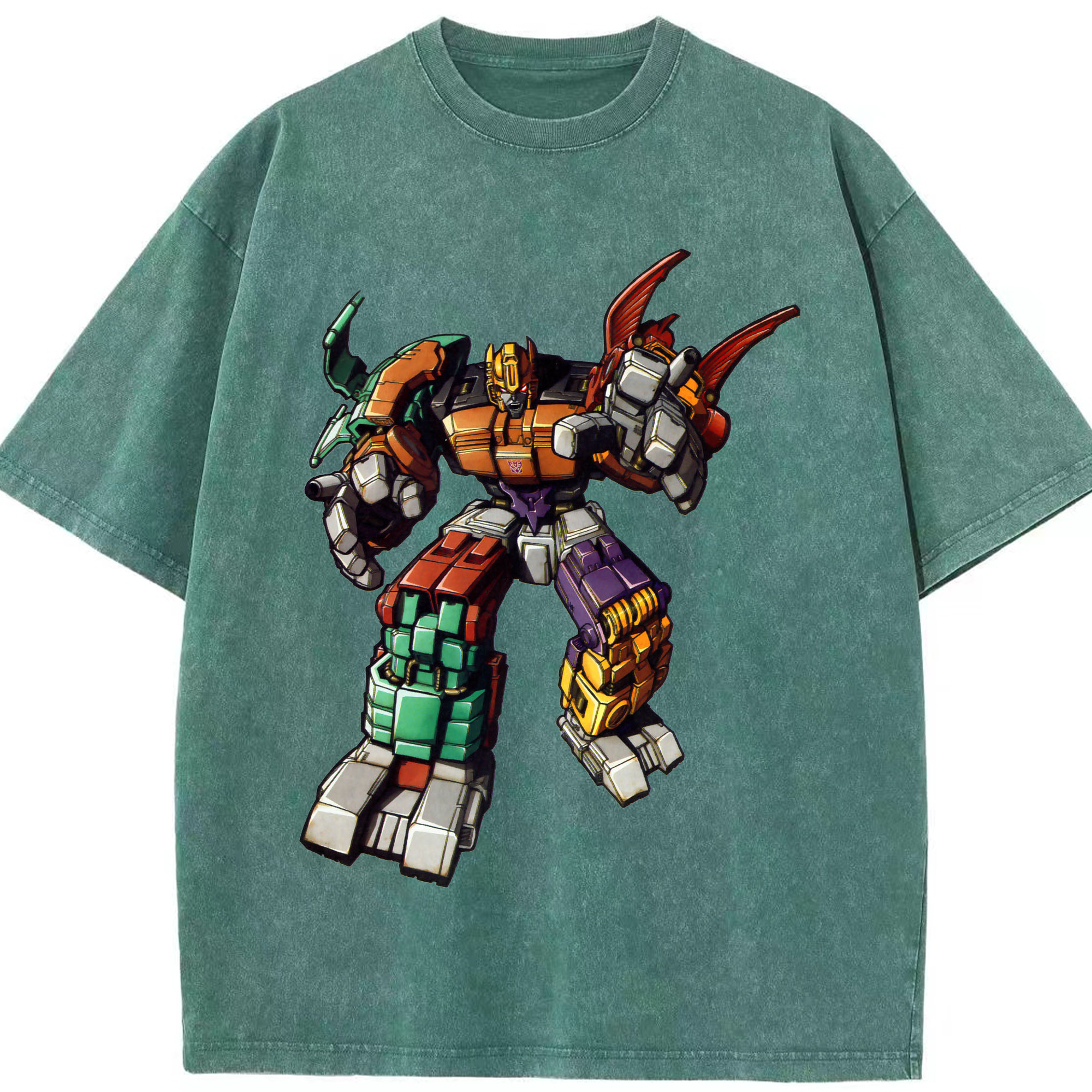 （画像用）  綿100% ヴィンテージ風 半袖Tシャツ（フロントプリント）